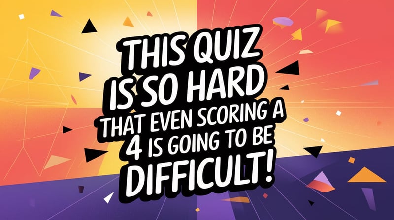 The Ultimate Knowledge Quiz